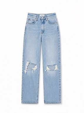 NWT Abercrombie Curve Love Ultra High Rise 90s Straight Jean (26R)
